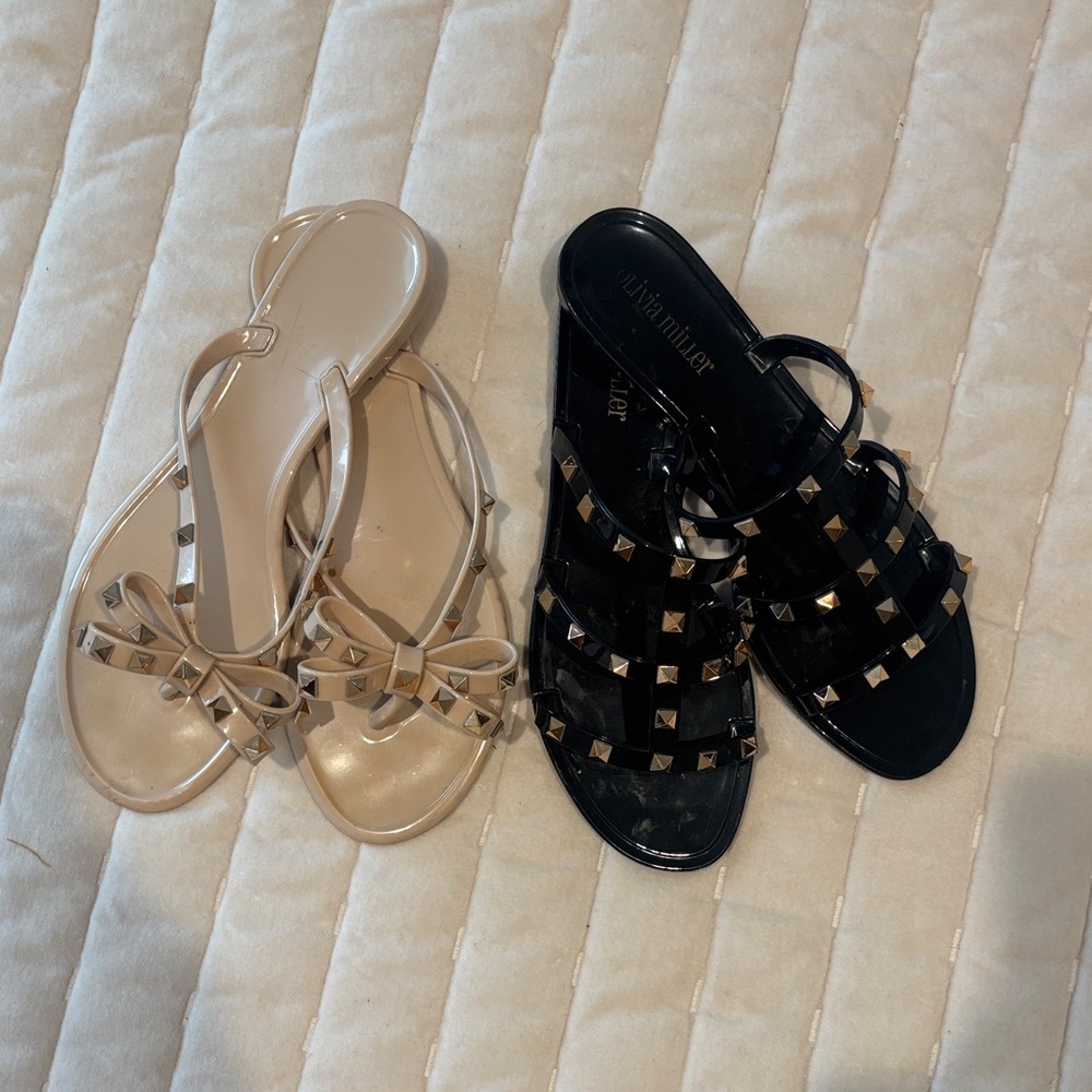 Studded sandal bundle